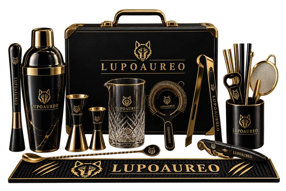 Lupoaureo professional barware set